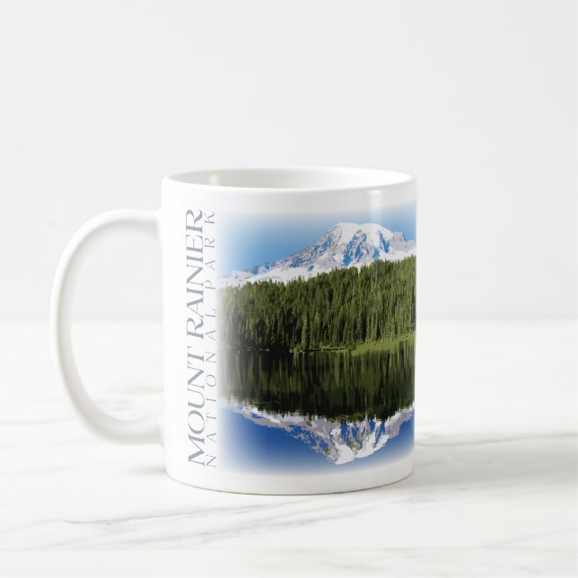 Caneca De Café Mt. Rainier National Park Mug, Washington Cup (Esquerda)