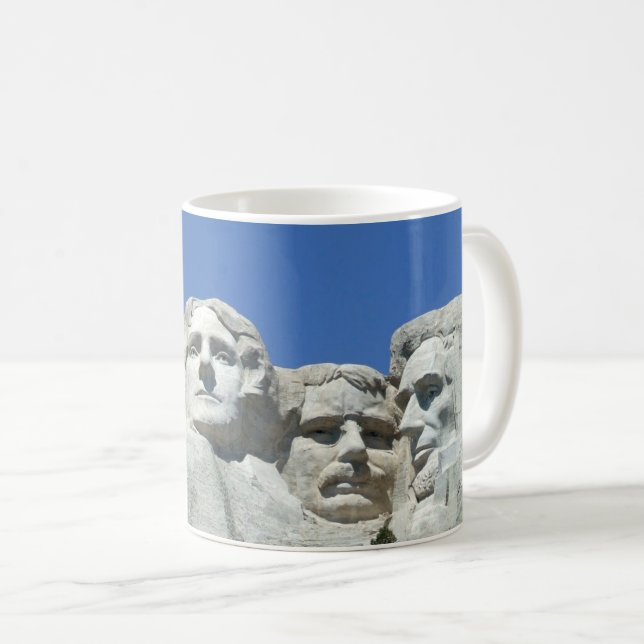 Caneca De Café Mt. Rushmore (Frente Esquerda)
