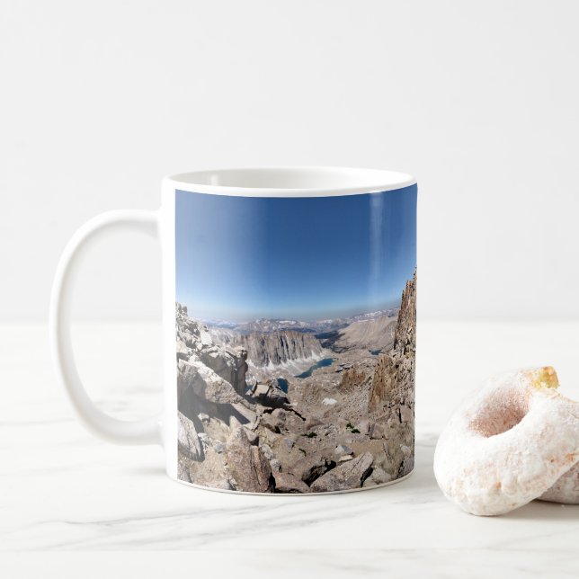 Caneca De Café Mt Whitney Trail Crest Panorama - Serra (Com Donut)