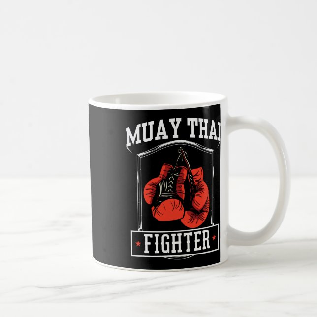 Caneca De Café Muay Thai Fighter Hob1 (Direita)