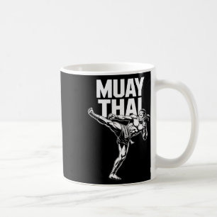 Caneca De Café Muay Thai Fighter Vintage Artes Marciais Tailandes