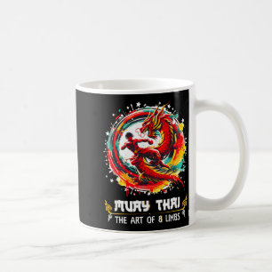 Caneca De Café Muay Thai Kickboxing MMA Lutador Tailandês Oito Me