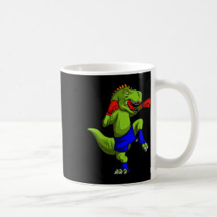 Caneca De Café Muay Thai Mma Fighter T-rex Mixing Arte Marcial Co