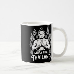 Caneca De Café Muay Thai Tailândia Treinamento de Lutador de Tigr