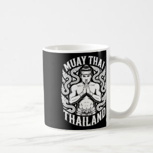 Caneca De Café Muay Thai Training Kickboxing Tailândia Vintage Ti