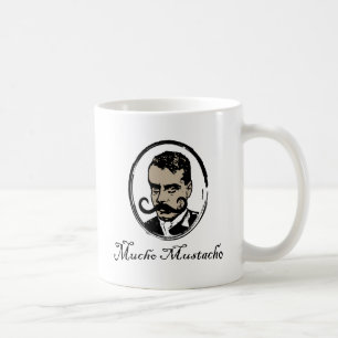Caneca De Café Mucho Mustacho - Zapata
