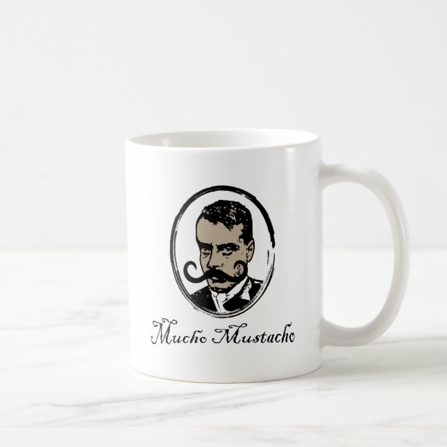 Caneca De Café Mucho Mustacho - Zapata (Direita)
