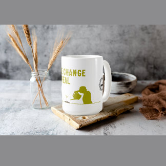 Caneca De Café Mudança climática é VERDADEIRA Café Mug