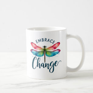 Caneca De Café Mudança de Embraço - Dragonfly Artística