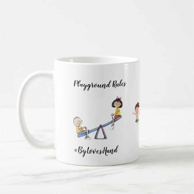 Caneca De Café Mudança de regras de playground (Esquerda)