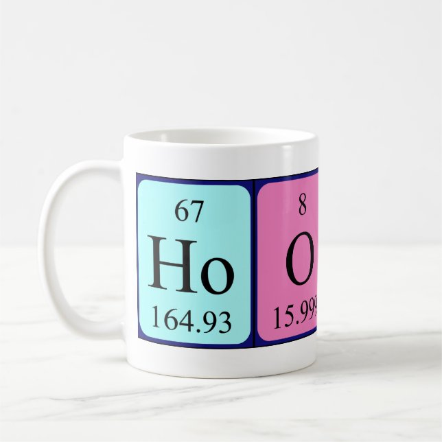 Caneca De Café Mudança periódica do nome da mesa do Hoover (Esquerda)
