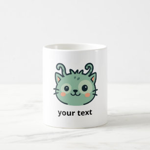 Caneca De Café Mudança Personalizada de Gato de Zoo Wonky   Adici