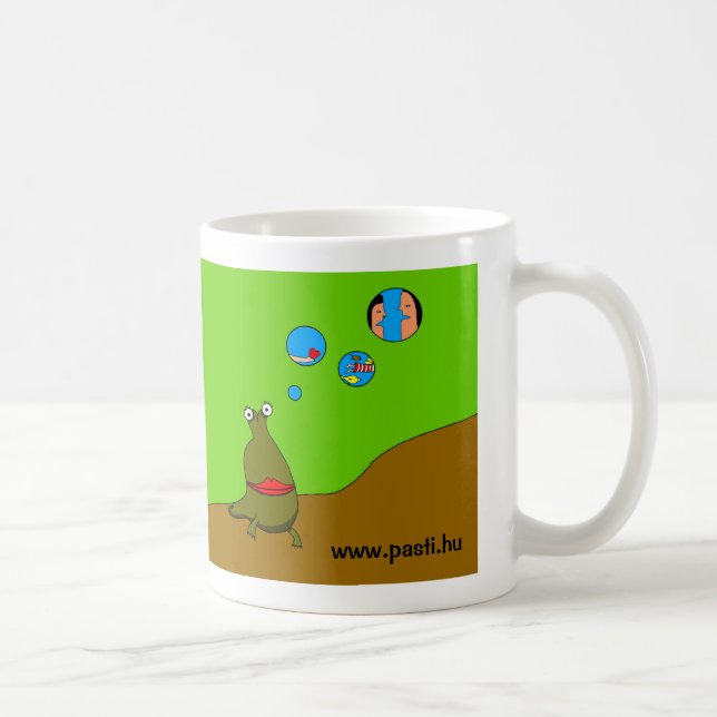 Caneca De Café Mudskipper Daydreaming (Direita)