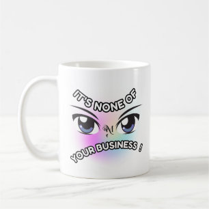 Caneca De Café Mug 11oz : Nenhum de seus (branco)