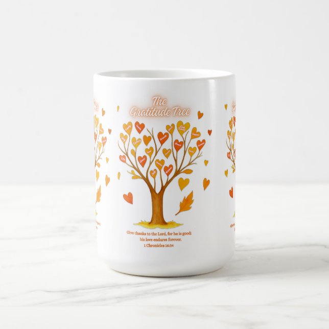 Caneca De Café Mug 'A Árvore De Gratidão' (Centro)
