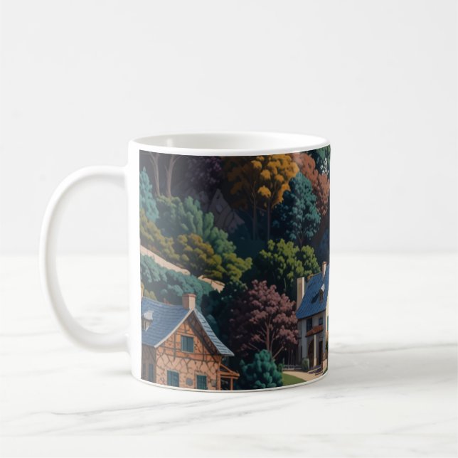 Caneca De Café Mug (A Casa Gosta De Imagem) (Esquerda)