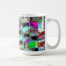 Caneca De Café Mug – Abstract Grid