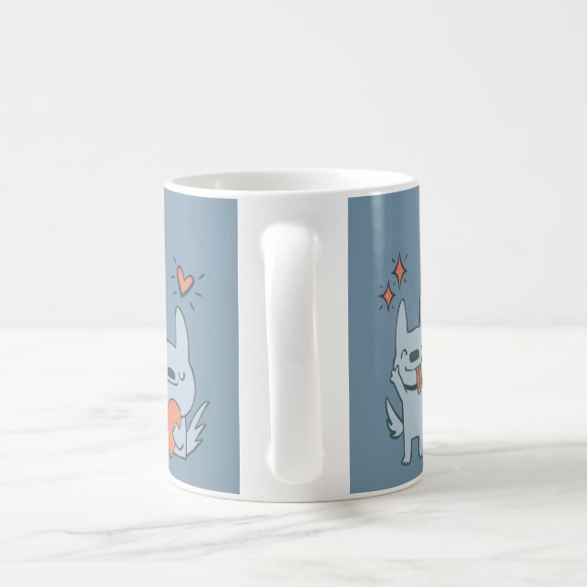 Caneca De Café Mug Adorável Pawsitivamente (Alça)