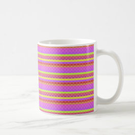 Caneca De Café Mug Amarelo-Laranja-Vermelho