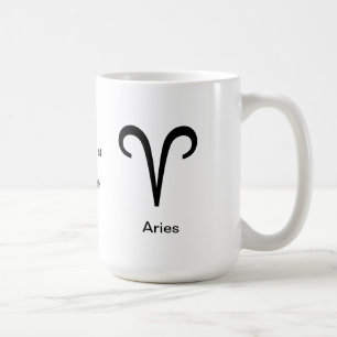 Caneca De Café Mug - Aries gliph