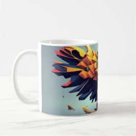 Caneca De Café Mug art abstrait Aigle