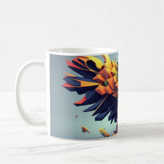 Caneca De Café Mug art abstrait Aigle