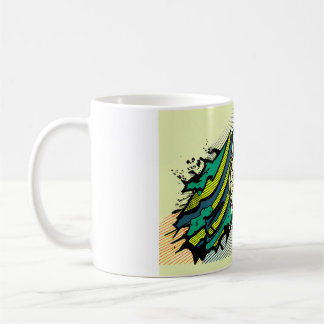 Caneca De Café Mug art abstrait Montre