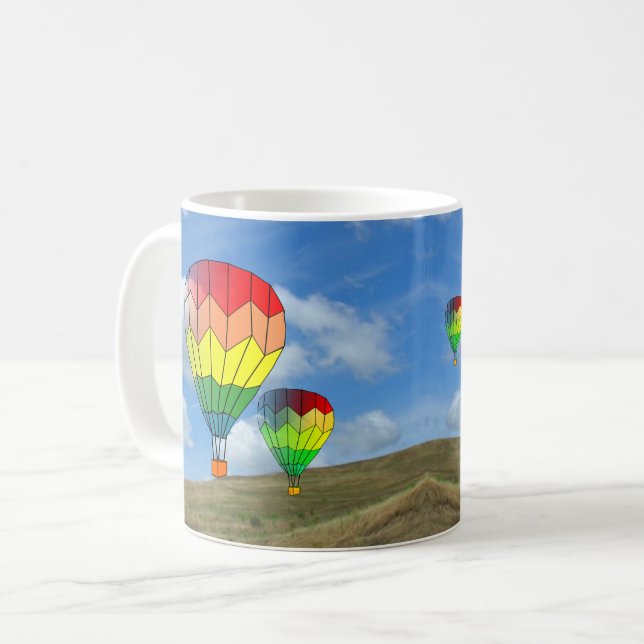 Caneca De Café Mug - Balões sobre Hill (Frente Esquerda)