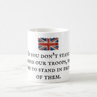 Caneca De Café Mug - bandeira do Union Jack com slogan Patriótico