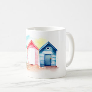 Caneca De Café Mug - Beach Huts