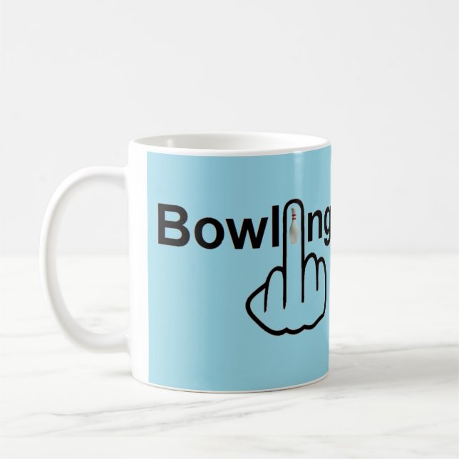 Caneca De Café Mug Bird Flipping Bowling Flip (Esquerda)
