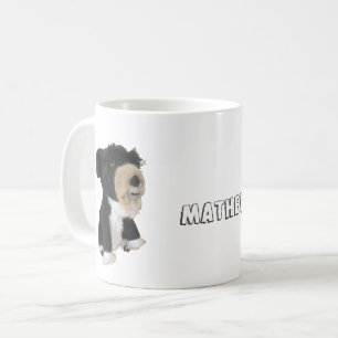 Caneca De Café Mug - Boneca preta com nome
