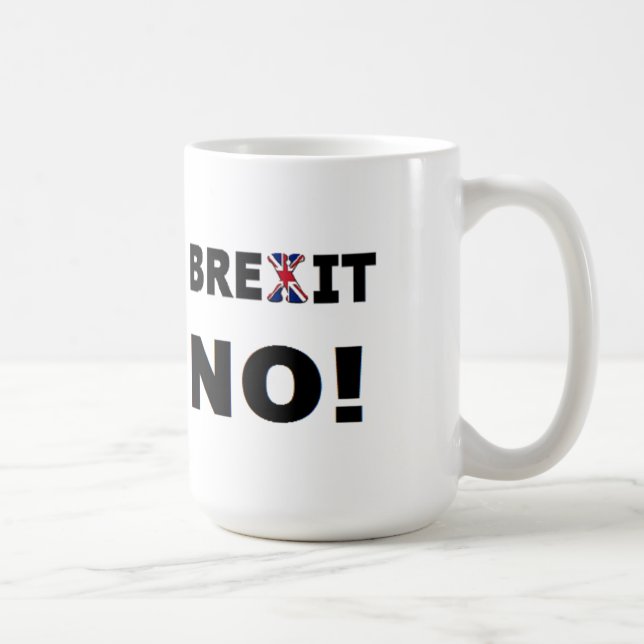 Caneca De Café Mug Brexit No (Direita)