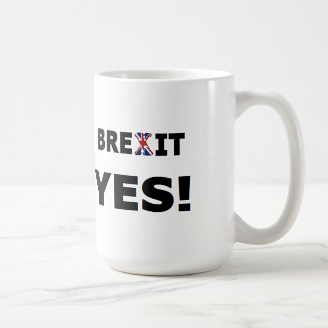 Caneca De Café Mug Brexit Sim (Direita)