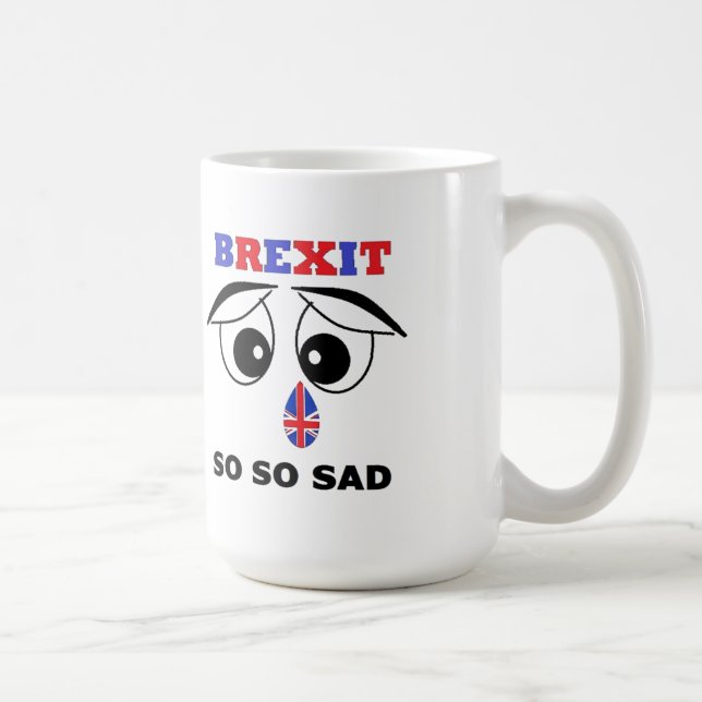 Caneca De Café Mug British Brexit Tão Triste (Direita)