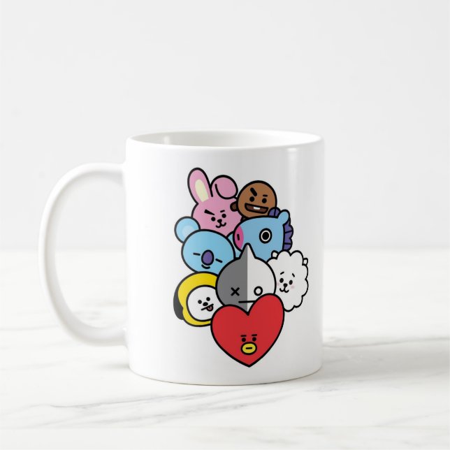 Caneca De Café Mug "BT21" (Esquerda)