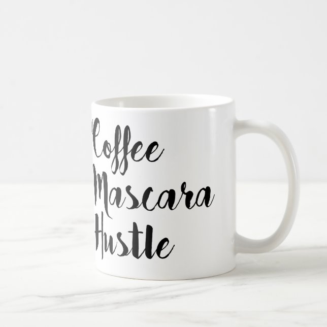 Caneca De Café Mug "Café Mascara Hustle" (Direita)