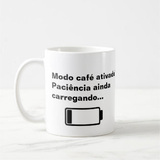 Caneca De Café Mug | Caneca Modo Café Ativado.