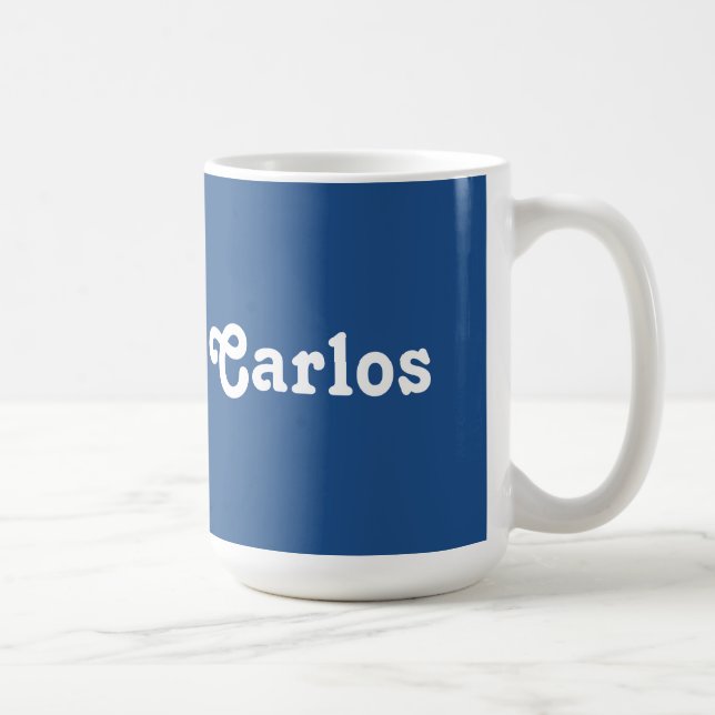Caneca De Café Mug Carlos (Direita)