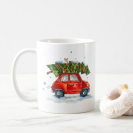 Caneca De Café Mug - Carro de Natal