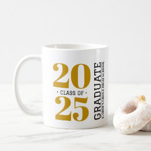 Caneca De Café Mug Cerâmico de Graduação Moderna Simples - Amarel