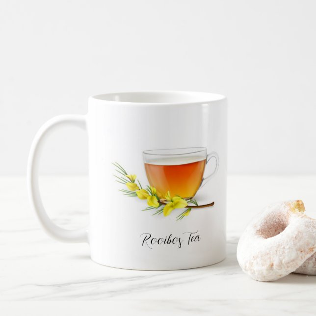 Caneca De Café Mug - Chá de Rooibos (Com Donut)