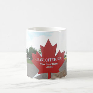 Caneca De Café Mug, Charlottetown Prince Edward Island, Red Maple