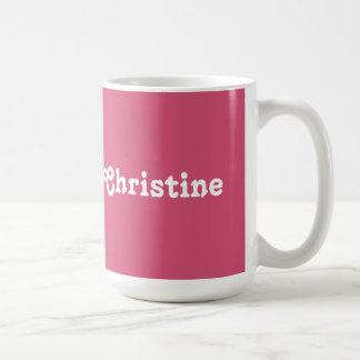 Caneca De Café Mug Christine