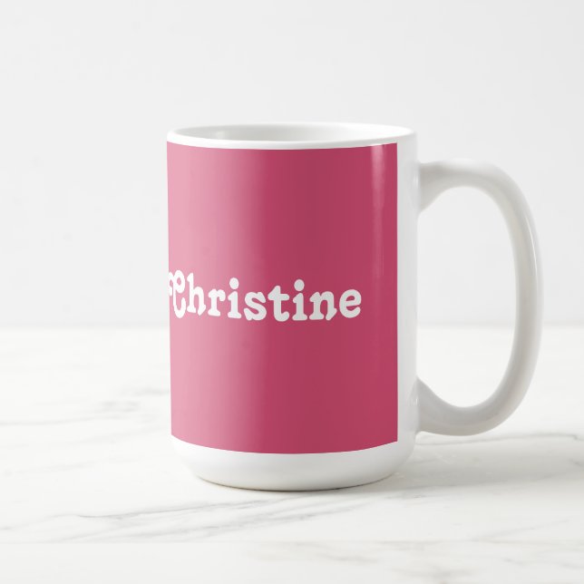 Caneca De Café Mug Christine (Direita)