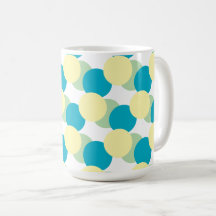 Mug - Círculos De Pastel Sobrepostos