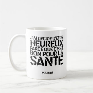 Caneca De Café MUG: Citação - Voltaire