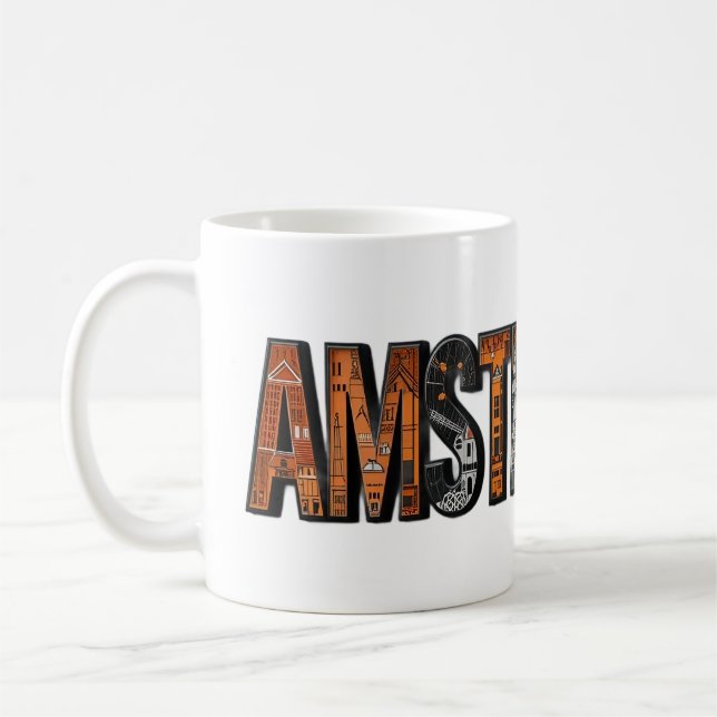 Caneca De Café Mug "City of Canals", o sabor de Amesterdã (Esquerda)