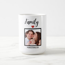Caneca De Café Mug Clássico da Família Personalizada
