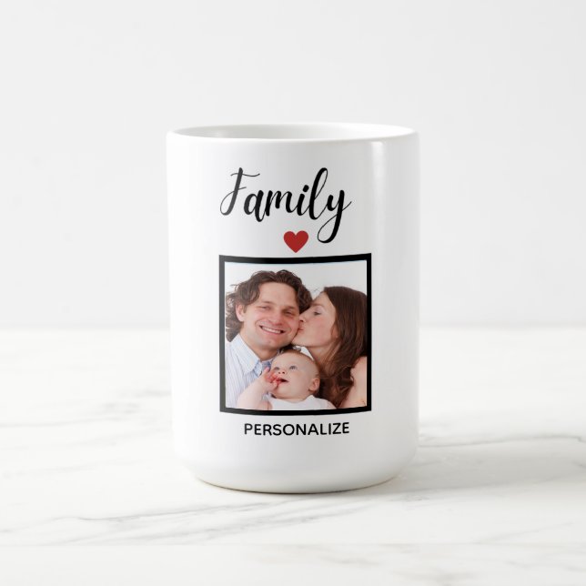 Caneca De Café Mug Clássico da Família Personalizada (Centro)